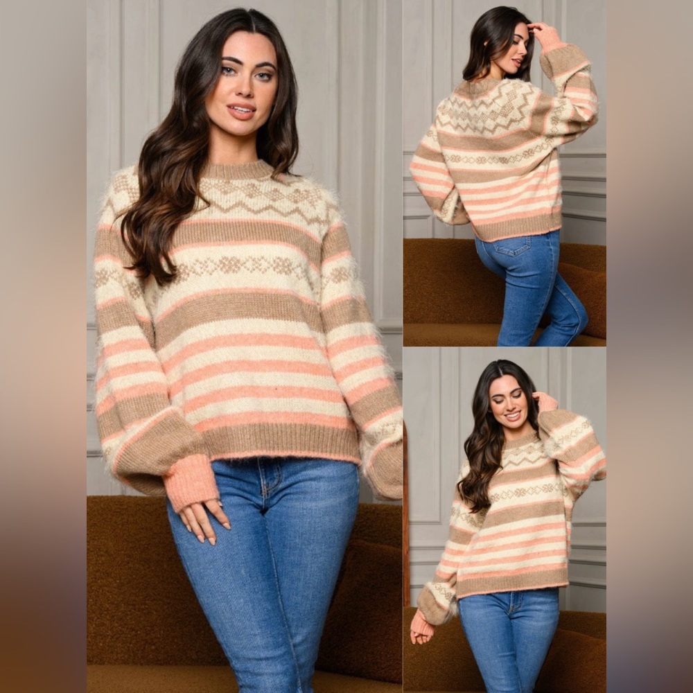 3-Pack Cozy Crew Neck Sweater